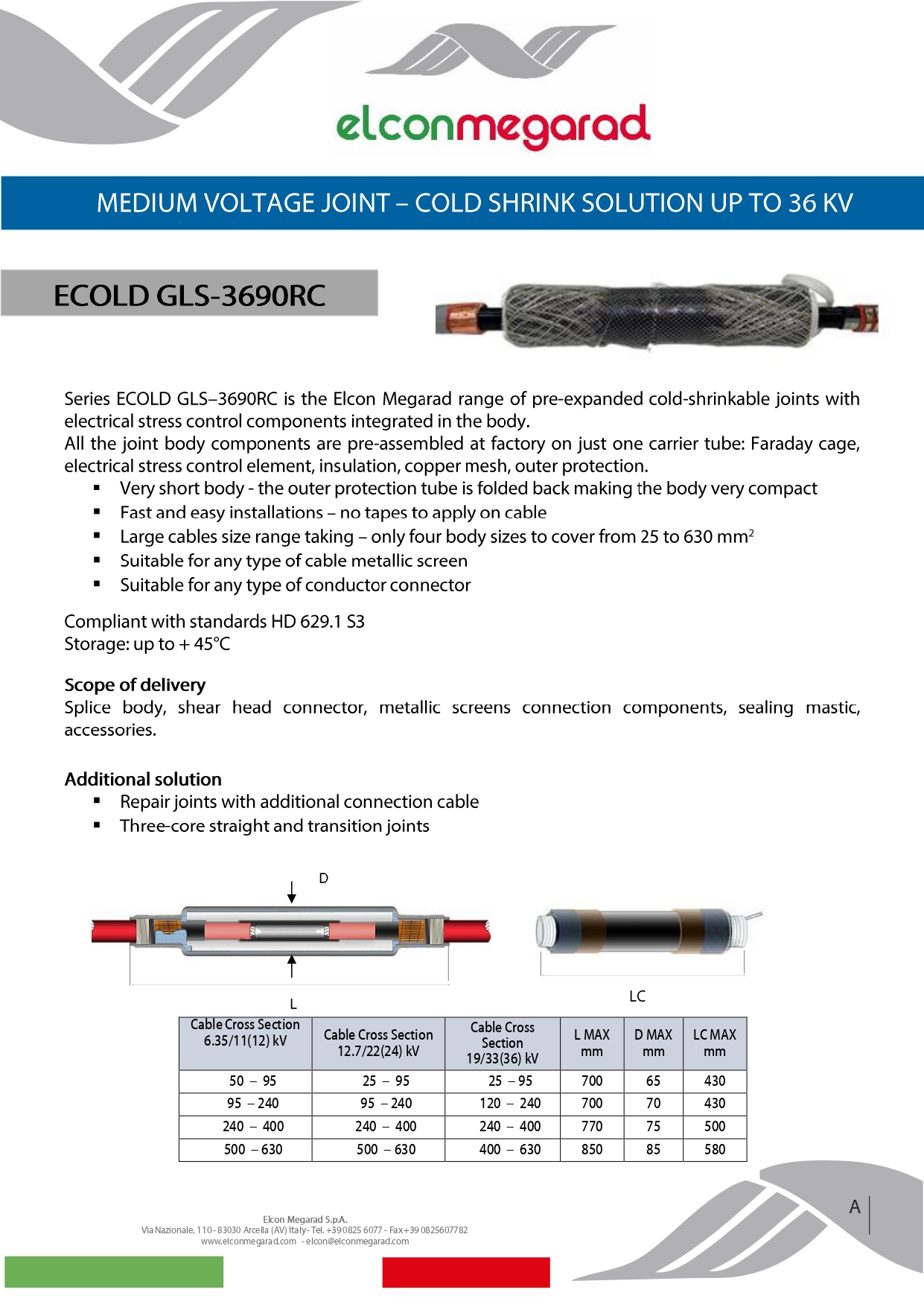 ECOLD GLS-3690RC Joint